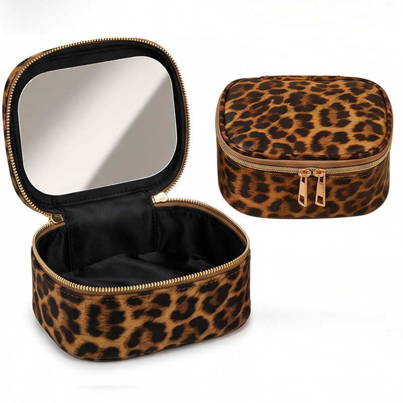 Beauty Makeup Women - 2026 Neue Tragbare Kosmetiktasche mit Spiegel,