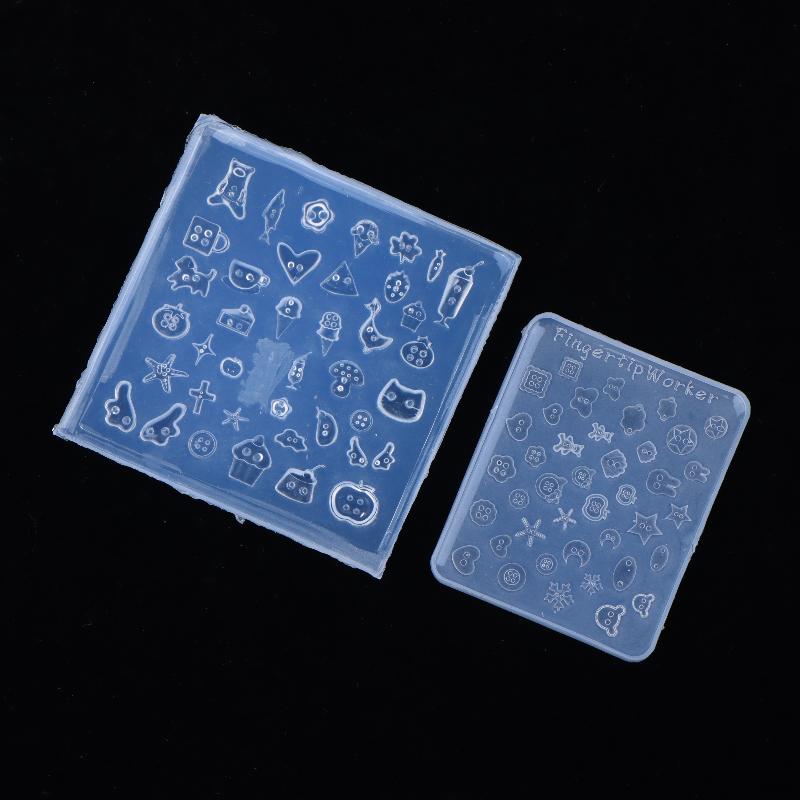 Contour Palette Stick - Kleine 3D-Knopf-Maniküre-Form aus Silikon mit mehreren