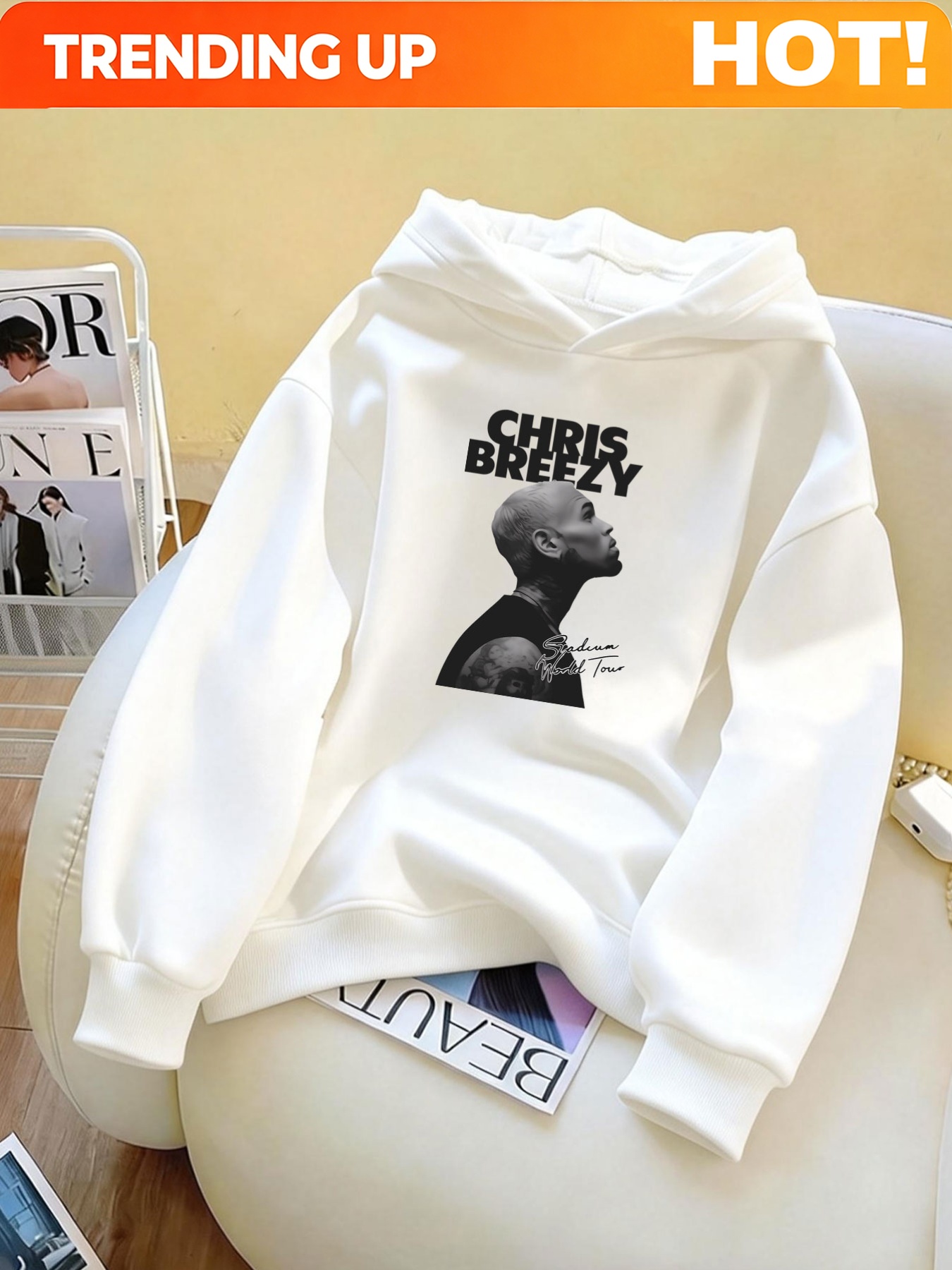 Beauty & Makeup Katia Di Paola - 1 Stück modischer Damen-Sweatshirt mit Kapuze